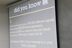 Body Language workshop organized by IPD Center