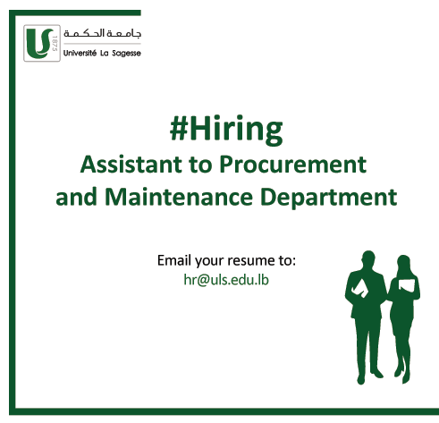 Hiring Assistant of Procurement and Facility Department