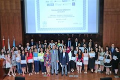 Graduation ceremony for 173 students of the fifth Inter-University Course on ICL