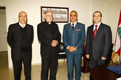 The Clubs Management leaders at the Lebanese army