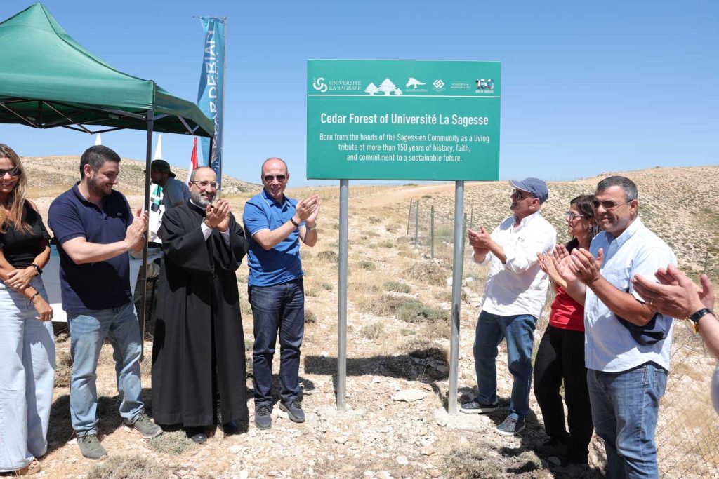 Université La Sagesse Inaugurates Its Cedar Forest in Kfardebian